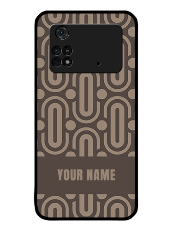 Custom Poco M4 Pro 4G Custom Metal Phone CaseCaptivating Zero Pattern Design