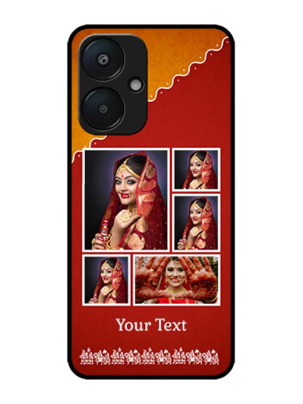Custom Poco M6 5G Custom Metal Phone Case - Wedding Pic Upload Design