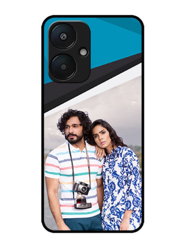 Custom Poco M6 5G Custom Metal Phone Case - Simple Pattern Photo Upload Design