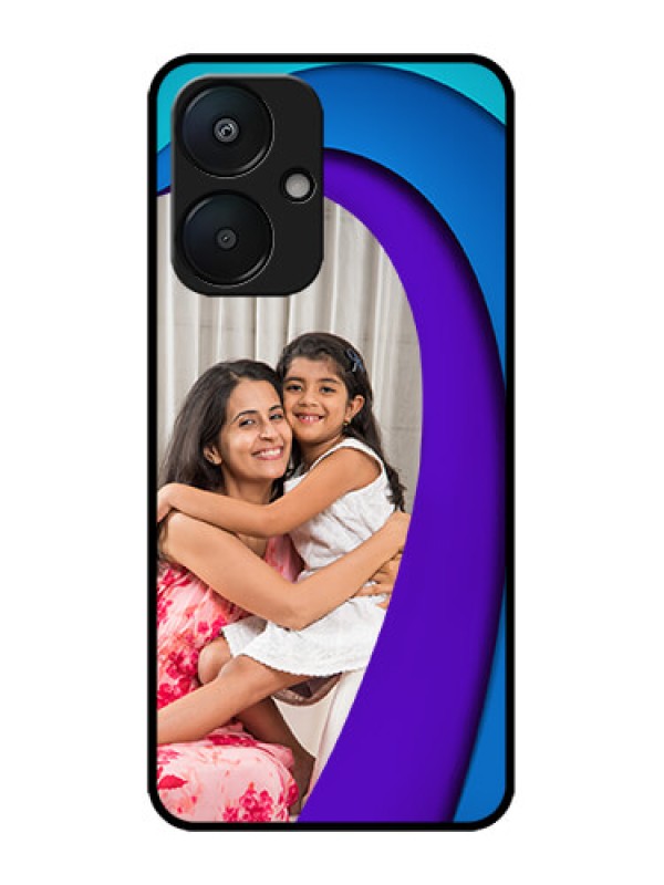 Custom Poco M6 5G Custom Metal Phone Case - Simple Pattern Design