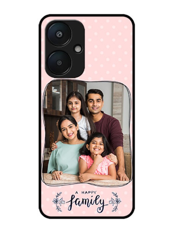 Custom Poco M6 5G Custom Metal Phone Case - Family With Dots Design