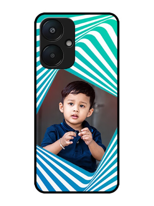 Custom Poco M6 5G Custom Metal Phone Case - Abstract Spiral Design