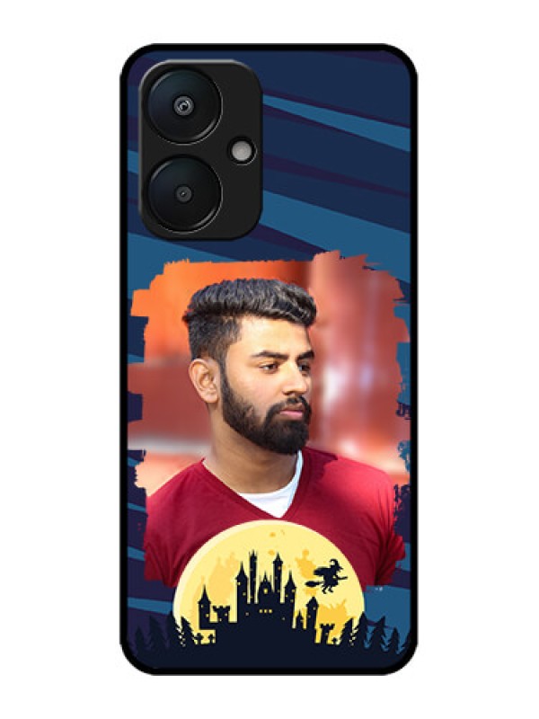 Custom Poco M6 5G Custom Metal Phone Case - Halloween Witch Design