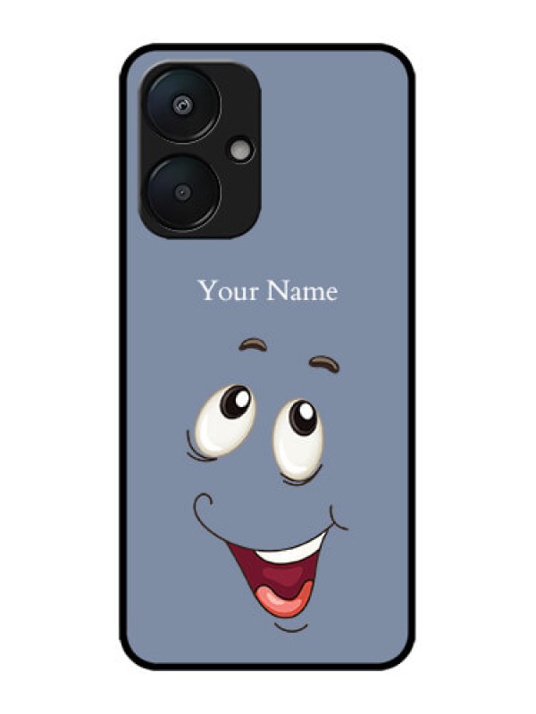 Custom Poco M6 5G Custom Metal Phone Case - Laughing Cartoon Face Design
