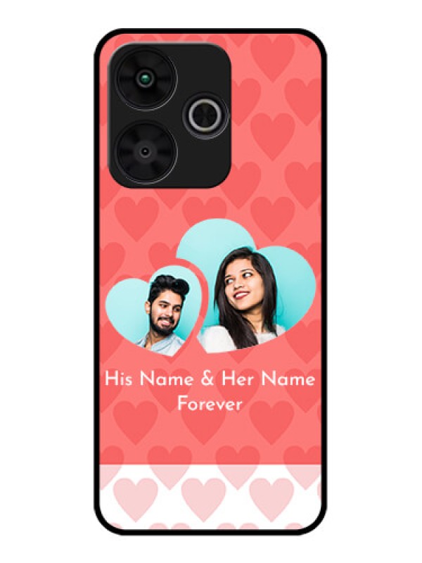 Custom Poco M6 Plus 5G Custom Metal Phone CaseCouple Pic Upload Design