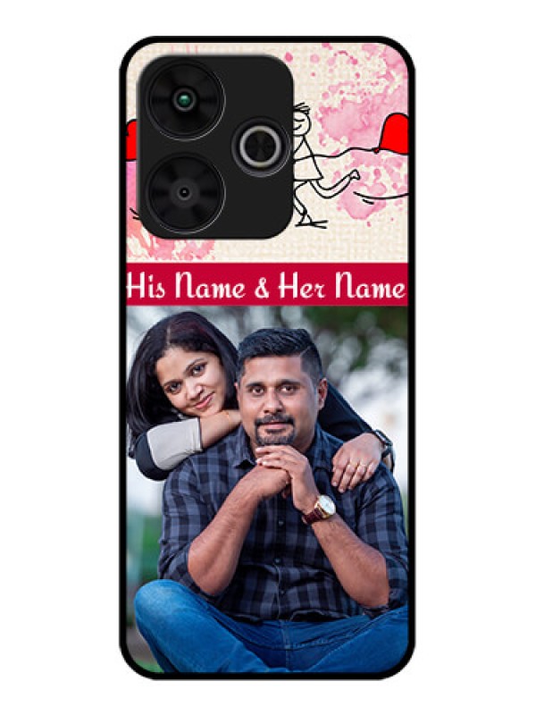 Custom Poco M6 Plus 5G Custom Metal Phone CaseYou And Me Case Design