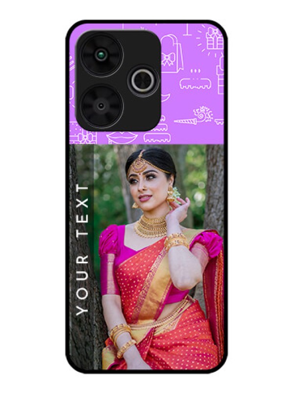 Custom Poco M6 Plus 5G Custom Metal Phone CaseBirthday Icons Design