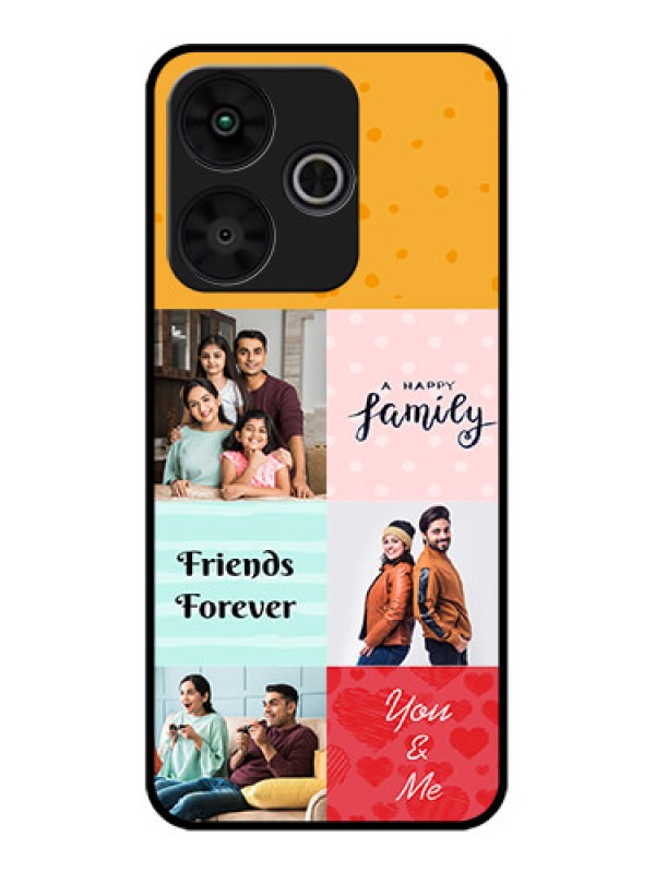 Custom Poco M6 Plus 5G Custom Metal Phone CaseImages With Quotes Design