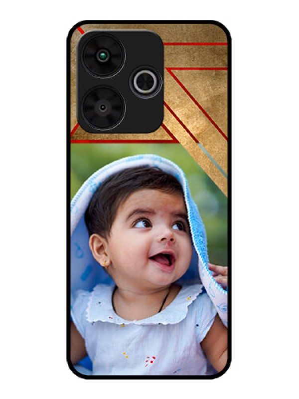 Custom Poco M6 Plus 5G Custom Metal Phone CaseGradient Abstract Texture Design