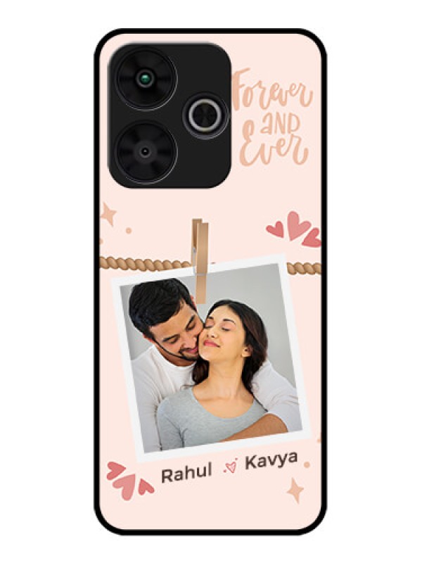 Custom Poco M6 Plus 5G Custom Metal Phone CaseForever And Ever Love Design