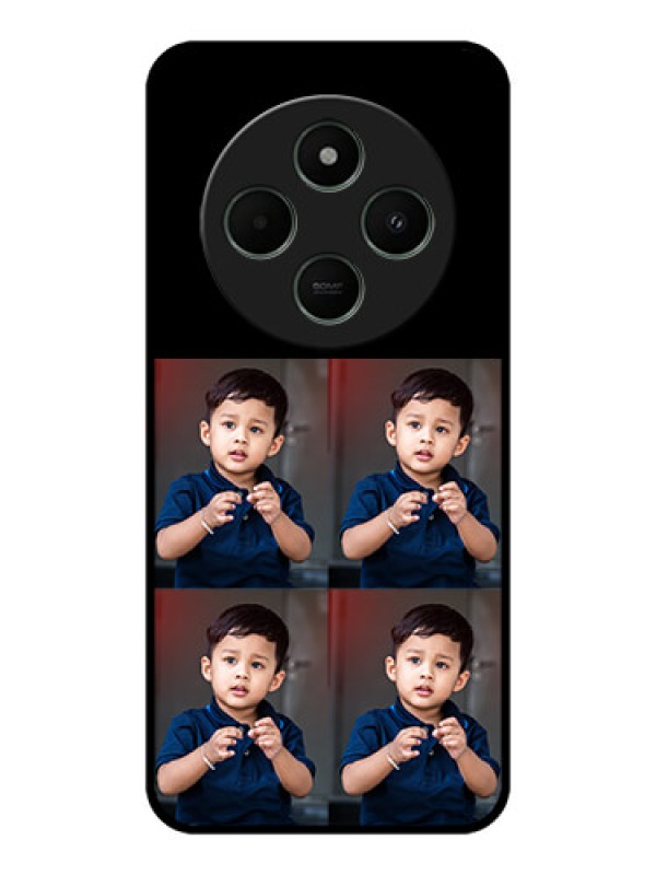 Custom Poco M7 5G Custom Metal Phone Case - 4 Image Holder Design