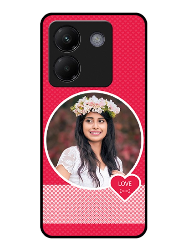 Custom Poco M7 Pro 5G Custom Metal Phone CaseHeart Shape Love Design