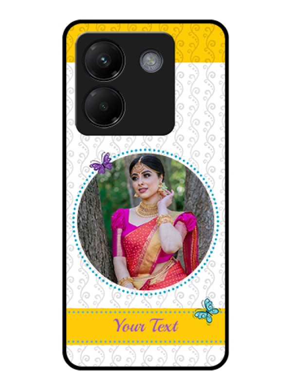 Custom Poco M7 Pro 5G Custom Metal Phone CaseBrown Dotted Mobile Case Design