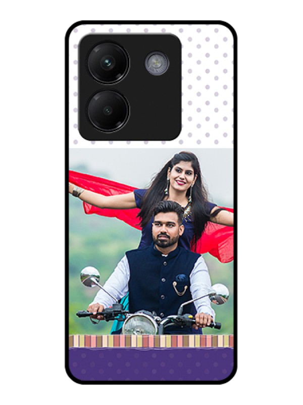 Custom Poco M7 Pro 5G Custom Metal Phone CaseSimple Pattern Design