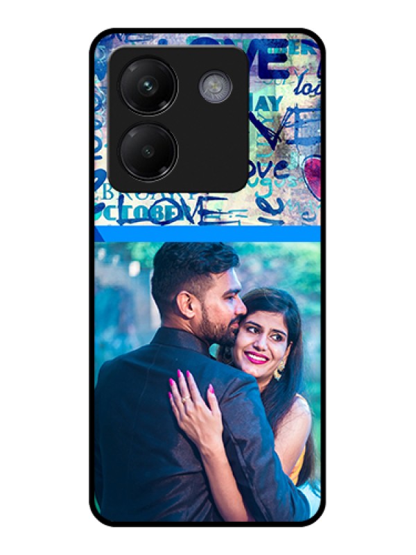 Custom Poco M7 Pro 5G Custom Metal Phone CaseYellow Pattern Design