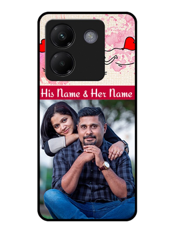 Custom Poco M7 Pro 5G Custom Metal Phone CaseLove Symbol Design