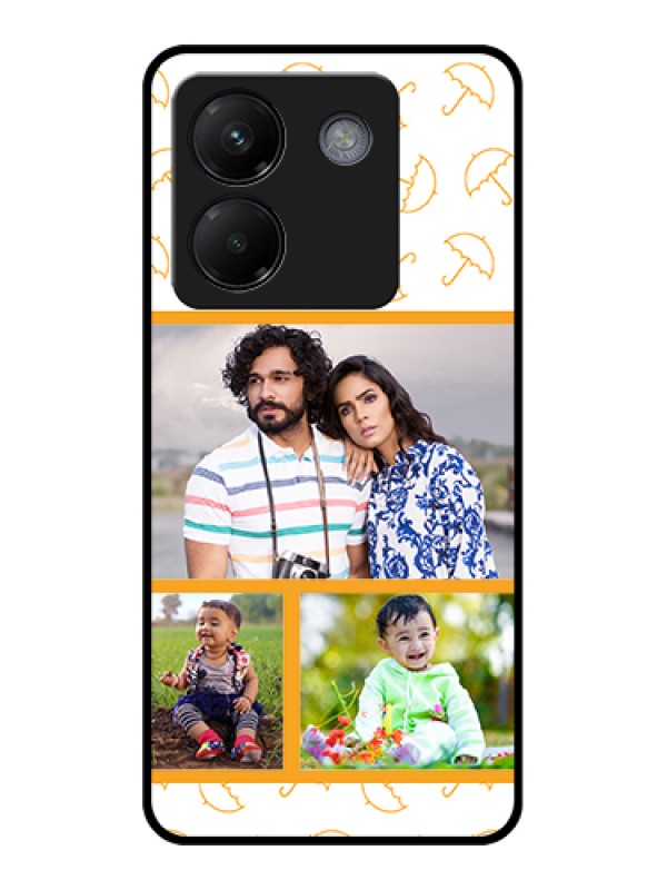 Custom Poco M7 Pro 5G Custom Metal Phone CaseAbstract Flower Design