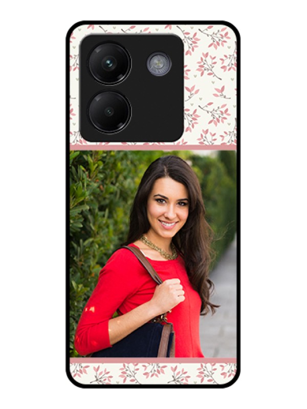 Custom Poco M7 Pro 5G Custom Metal Phone CaseSimple Red Color Design