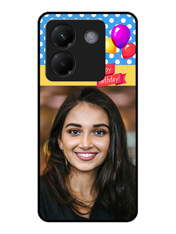 Custom Poco M7 Pro 5G Custom Metal Phone CaseLetters Pattern Design