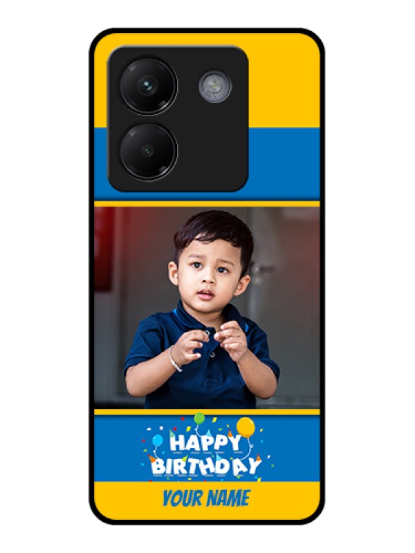 Custom Poco M7 Pro 5G Custom Metal Phone CaseBlue Color Couple Design