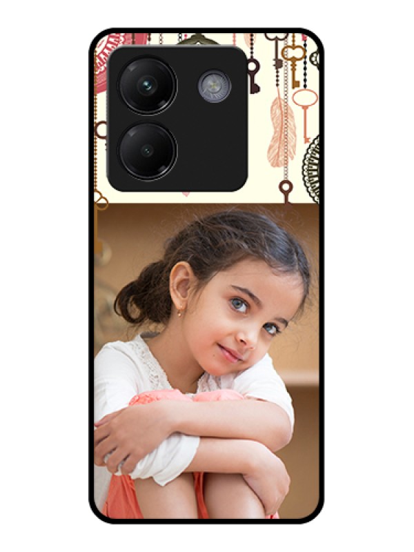 Custom Poco M7 Pro 5G Custom Metal Phone CaseWith Smiley Emoji Design