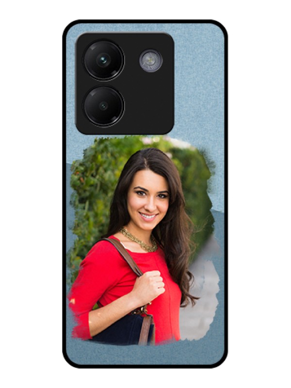 Custom Poco M7 Pro 5G Custom Metal Phone CaseWoman And Nature Design