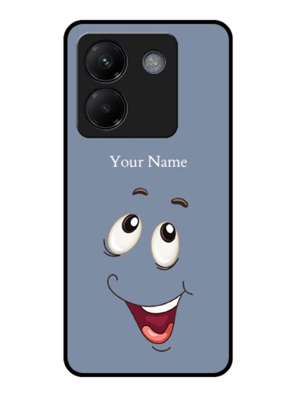 Custom Poco M7 Pro 5G Custom Metal Phone Case - Laughing Cartoon Face Design