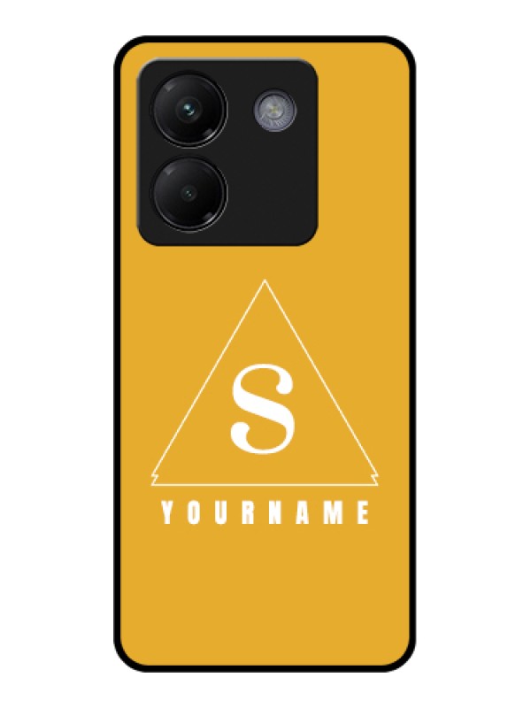 Custom Poco M7 Pro 5G Custom Metal Phone Case - Simple Triangle Design