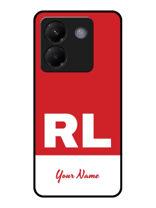 Custom Poco M7 Pro 5G Custom Metal Phone Case - Dual Tone Custom Text Design