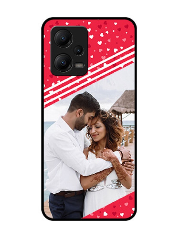 Custom Poco X5 5G Custom Metal Phone CaseValentines Gift Design