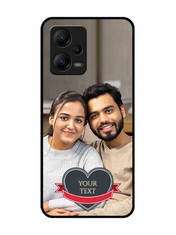 Custom Poco X5 5G Custom Metal Phone CaseJust Married Couple Design