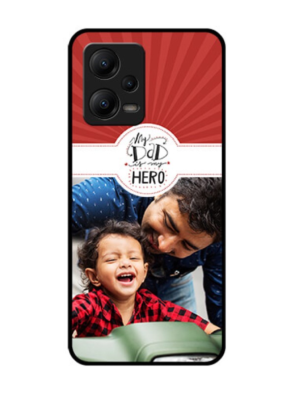Custom Poco X5 5G Custom Metal Phone CaseMy Dad Hero Design
