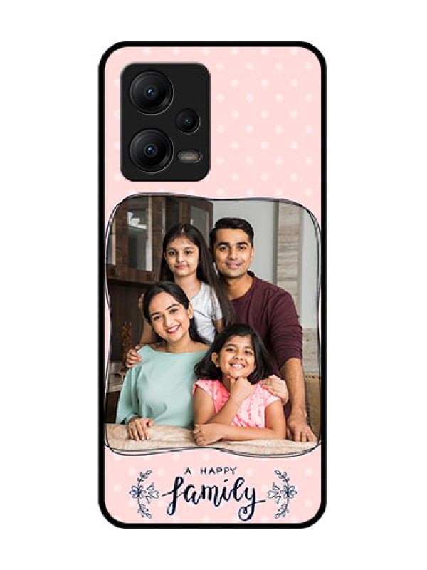 Custom Poco X5 5G Custom Metal Phone CaseFamily With Dots Design