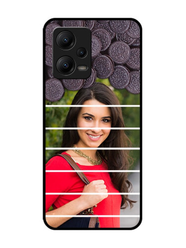 Custom Poco X5 5G Custom Metal Phone CaseWith Oreo Biscuit Design