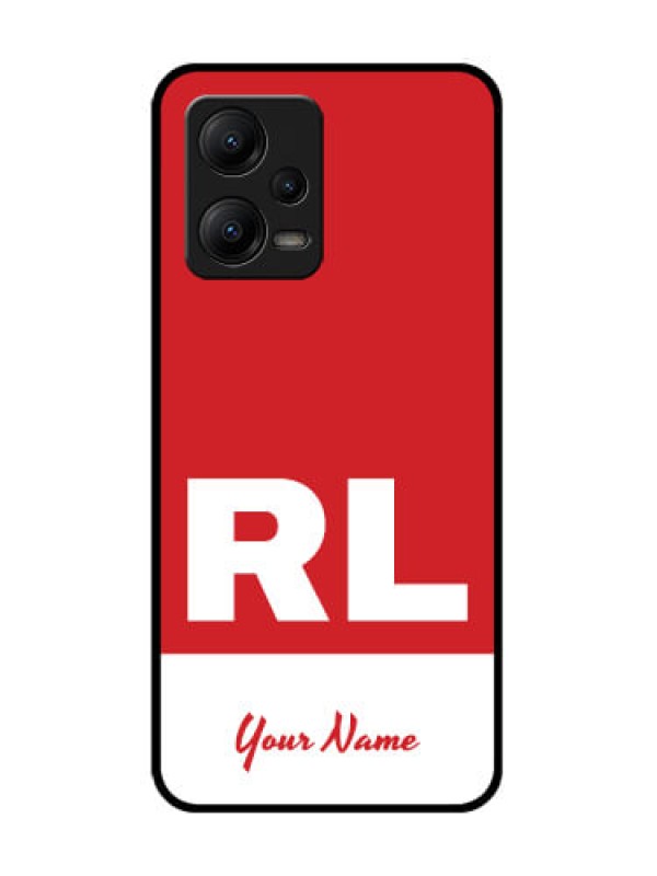 Custom Poco X5 5G Custom Metal Phone CaseDual Tone Custom Text Design