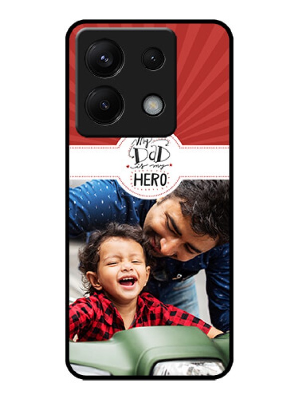 Custom Poco X6 5G Custom Metal Phone CaseMy Dad Hero Design