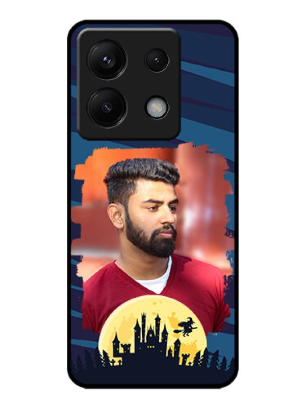 Custom Poco X6 5G Custom Metal Phone CaseHalloween Witch Design