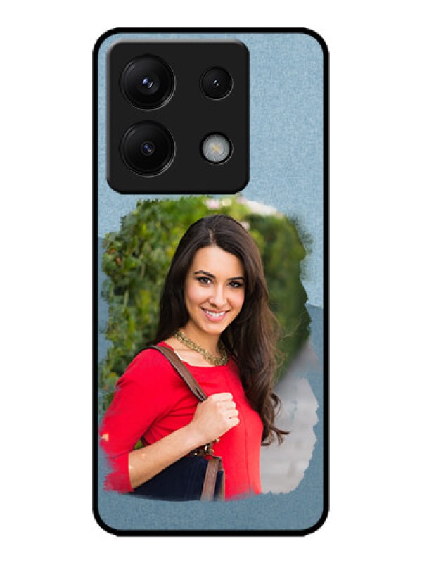 Custom Poco X6 5G Custom Metal Phone CaseGrunge Line Art Design