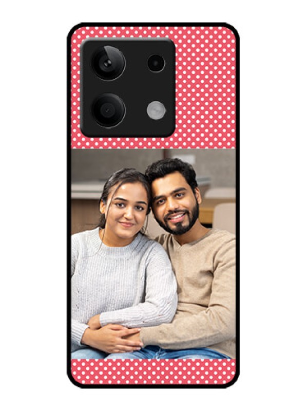 Custom Poco X6 Neo 5G Custom Metal Phone Case - White Dotted Design