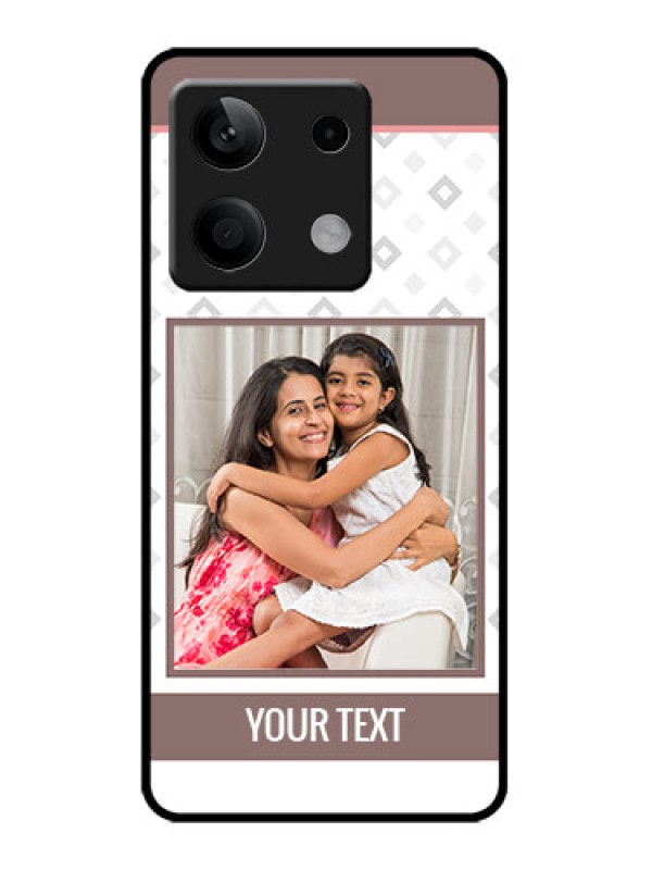 Custom Poco X6 Neo 5G Custom Metal Phone Case - Simple Diamond Design