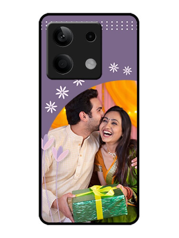 Custom Poco X6 Neo 5G Custom Metal Phone Case - Lavender Flowers Design