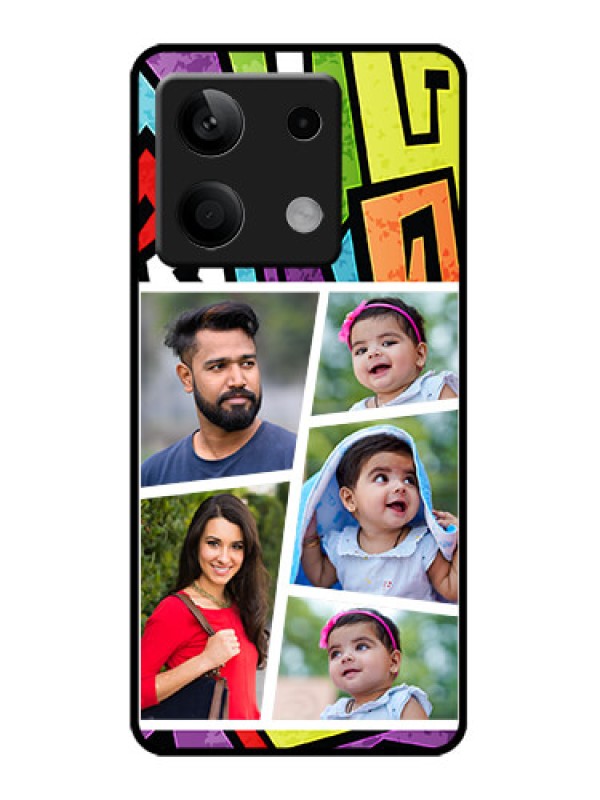 Custom Poco X6 Neo 5G Custom Metal Phone Case - Graffiti Pattern Design