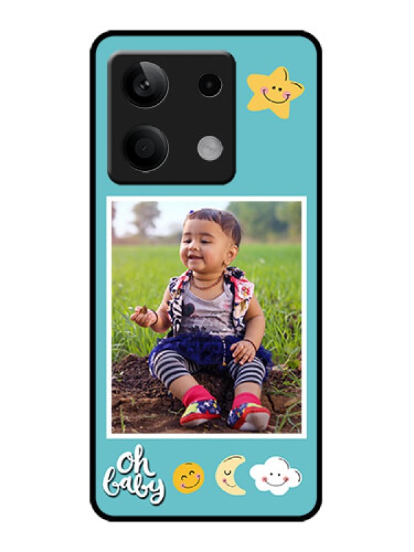 Custom Poco X6 Neo 5G Custom Metal Phone Case - Smiley Kids Stars Design