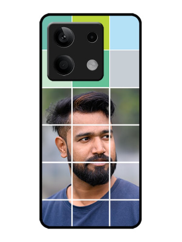 Custom Poco X6 Neo 5G Custom Metal Phone Case - With White Box Pattern