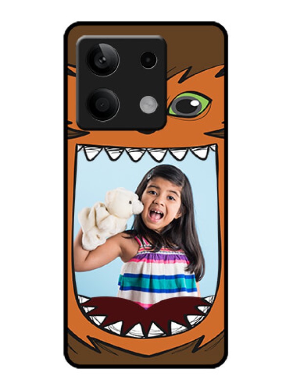 Custom Poco X6 Neo 5G Custom Metal Phone Case - Owl Monster Back Case Design