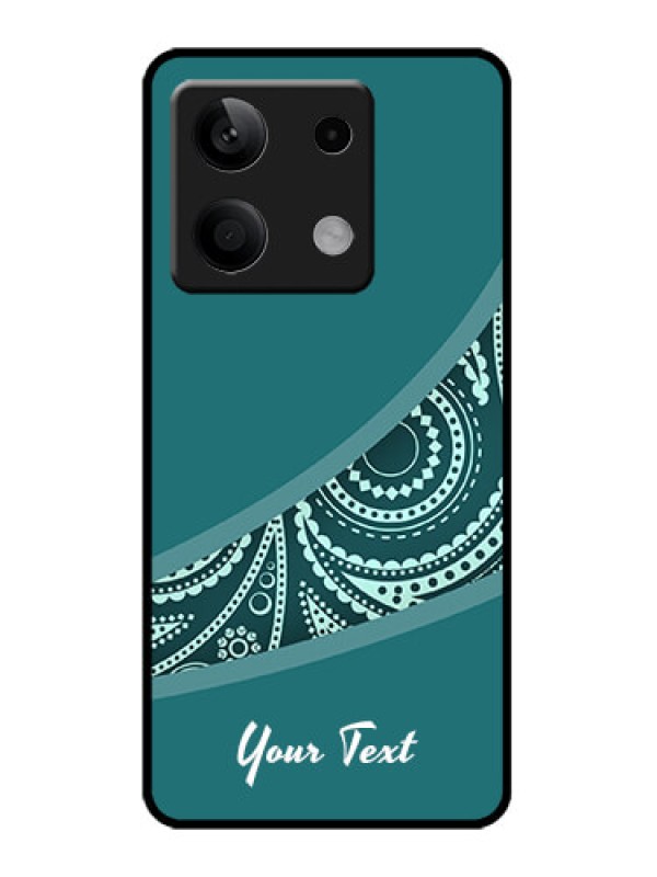 Custom Poco X6 Neo 5G Custom Metal Phone Case - Semi Visible Floral Design