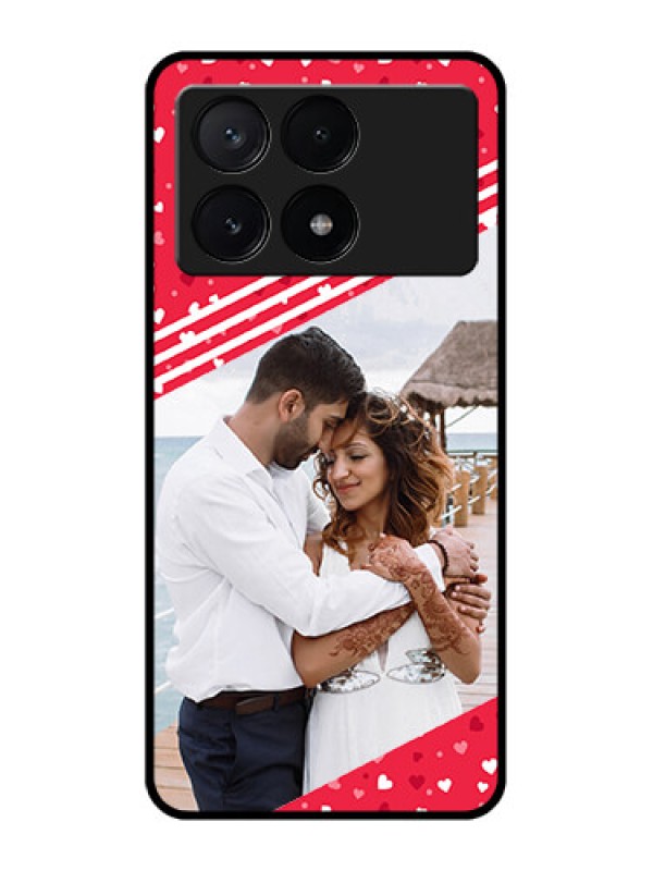 Custom Poco X6 Pro 5G Custom Metal Phone CaseValentines Gift Design