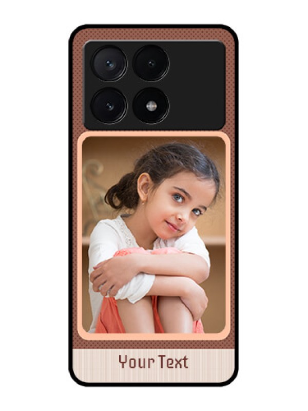 Custom Poco X6 Pro 5G Custom Metal Phone CaseSimple Pic Upload Design