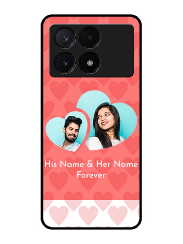 Custom Poco X6 Pro 5G Custom Metal Phone CaseCouple Pic Upload Design