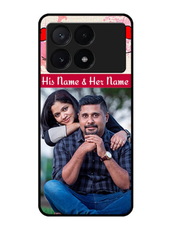 Custom Poco X6 Pro 5G Custom Metal Phone CaseYou And Me Case Design